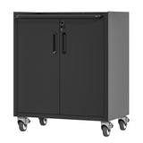 Heavy-Duty Metal Garage Storage Cabinet with Wheels - Sturdy and Durable Tool Storage Cabinet for Garage, Office, and Home Organizer Solutions SolidRoot Buy Furniture USA