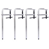 Bar Clamps Set, Drop Forged Steel Bar Clamps, Steel F Clamps for Welding, Woodworking, Metal working, DIY and Crafts,12 inch x 3inch Throat,Pack of 4 Livingsource