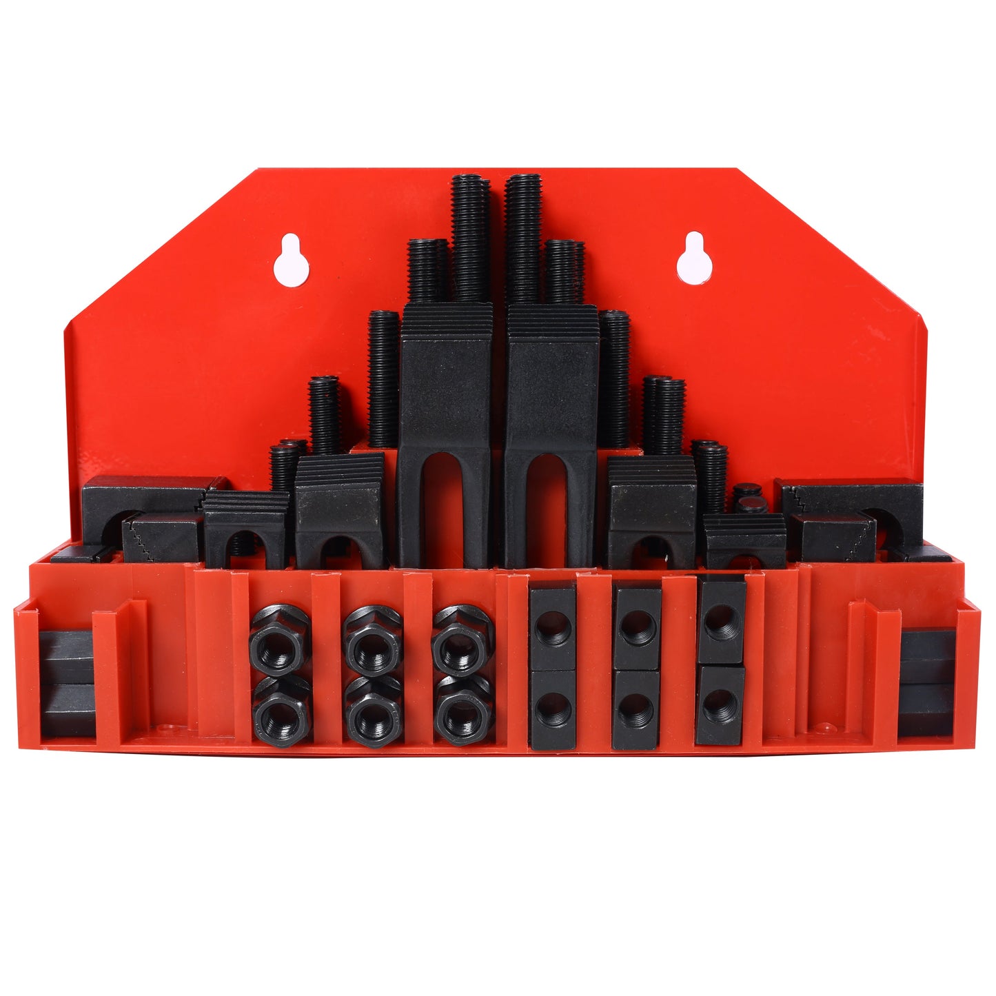 58Pc T-Slot Clamping Kit Mill Machinist Set With T-slot cleaner and Tightening Wrench (5/8 Table Slot 1/2-13 Stud Size) SolidRoot Buy Furniture USA