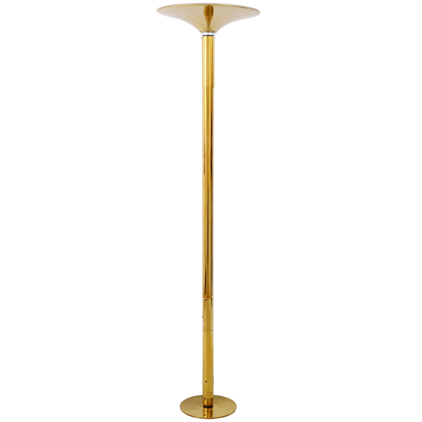 Dance Pole Spinning Static Dancing Pole Portable Removable for Home Club Bar Gym 86.2-109.8" Height Adjustable Weight Capacity 440lb Gold Livingsource