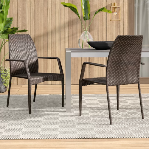 Outdoor Wicker Chairs, 54020 KD MP2, 2 chairs/set SolidRoot Buy Furniture USA