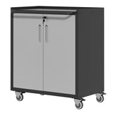 Heavy-Duty Metal Garage Storage Cabinet with Wheels - Sturdy and Durable Tool Storage Cabinet for Garage, Office, and Home Organizer Solutions SolidRoot Buy Furniture USA
