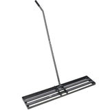 Lawn Leveling Rake, 48'x10' lawn Leveling Tool, Heavy Duty Effort Saving Lawn Level Tool, 7FT Steel Handle Lawn Leveler for Yard Garden Golf Course, Ease Level Soil Sand Dirt Surfaces and Fertilizer Livingsource