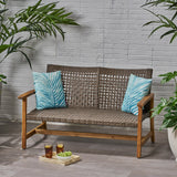 HAMPTON WOOD + WICKER LOVESEAT SolidRoot Buy Furniture USA