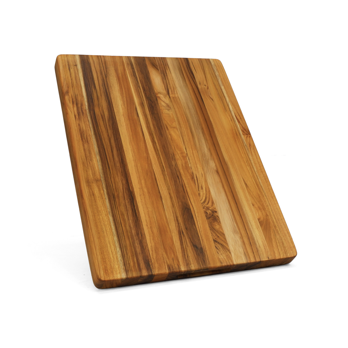 Teak Cutting Board Reversible Chopping Serving Board Multipurpose Food Safe Thick Board, Medium Size 18x14x1 inches - SolidRoot Buy Furniture USA