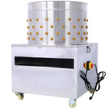 Chicken Plucker, 20Inch Barrel Diameter De-Feather Remover Poultry Machine,Heavy Duty Feather Plucking Machine Livingsource