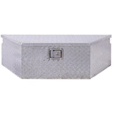 39inch Aluminum tool box,heavy duty truck bed tool box,outdoor trailer pickup storage tool box,RV storage organizer,underbody box w/lock keys,silver 39x16.5x11.8inch Livingsource