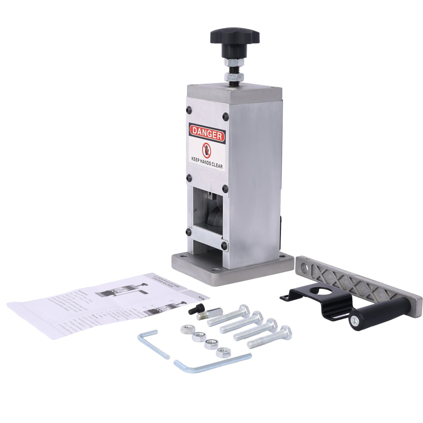 Manual Scrap Wire Stripping Machine, Drill Powered Copper Wire Peeler Machine, Scrap Cable Stripper for Wire Recycling, Compact & Portable Aluminum Alloy Construction, 0.06-0.98 inch Livingsource
