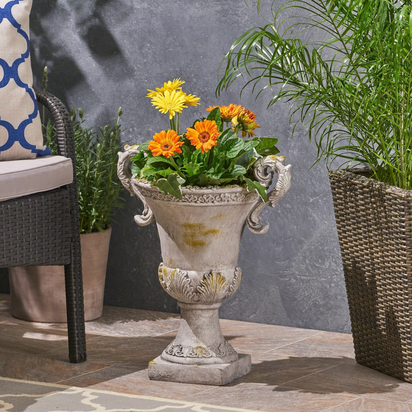 DELPHINE URN SolidRoot Buy Furniture USA