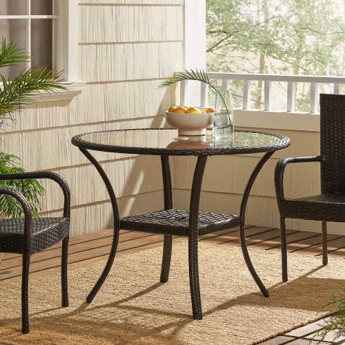 Outdoor Resin Table, old version 56225.00TBLBRN