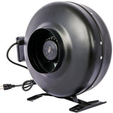 6-Inch 412 CFM Inline Duct Fan: Air Circulation Vent Blower for Hydroponics, Basements, and Kitchens Livingsource