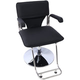 Stainless steel frame,Fashion style Hair Salon Chair Styling Heavy Duty Hydraulic Pump Barber Chair Beauty Shampoo Barbering Chair for Hair Stylist Women Man,with Barber Cape (Black) Livingsource