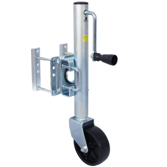 Trailer Jack, Boat Trailer Jack 32.8 in, Bolt-on Trailer Tongue Jack Weight Capacity 1000 lb, with PP Wheels and Handle for Lifting RV Trailer, Horse Trailer, Utility Trailer, Yacht Trailer SolidRoot Buy Furniture USA