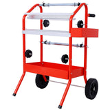 Mobile 18" Multi-Roll Masking Paper Machine with Storage Trays,RED Livingsource