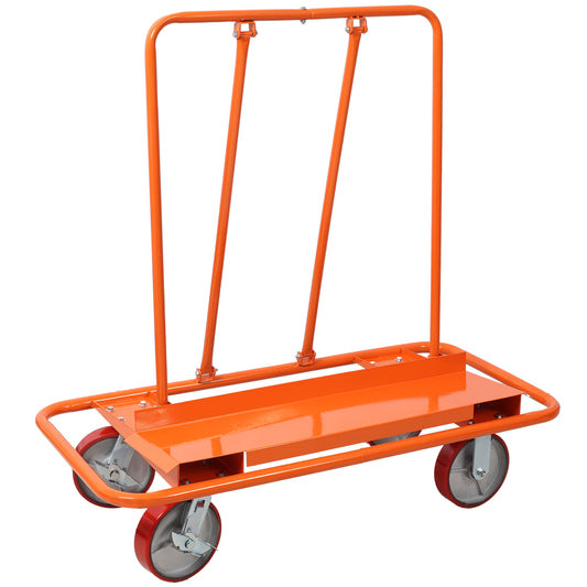 Heavy Duty Drywall Sheet Cart & Panel Dolly 3300lbs load capacity, panel service cart , 8' Polyurethane Wheel on Steel Hub SolidRoot Buy Furniture USA