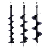 Auger Drill Bit for Planting Hole, Bulb Bedding Digging Post Hole Planting Tool for 3/4' Shaft Auger,Hole Digger Replacement Auger Bits Earth Auger Digging Bit 4IN+6IN+8IN SolidRoot Buy Furniture USA