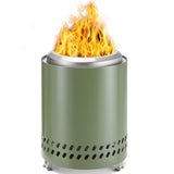 Smokeless Fire Pit, 304 Stainless Steel Tabletop Firepit Wood Pellets Burning Fire Pits for Camping, Bonfire, Low Smoke Portable Firepits for Outdoor Patio Backyard Livingsource
