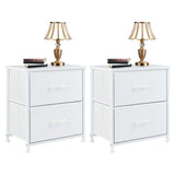 Drawers Dresser Chest of Drawers,Metal Frame and Wood Top,gray,two packs SolidRoot Buy Furniture USA
