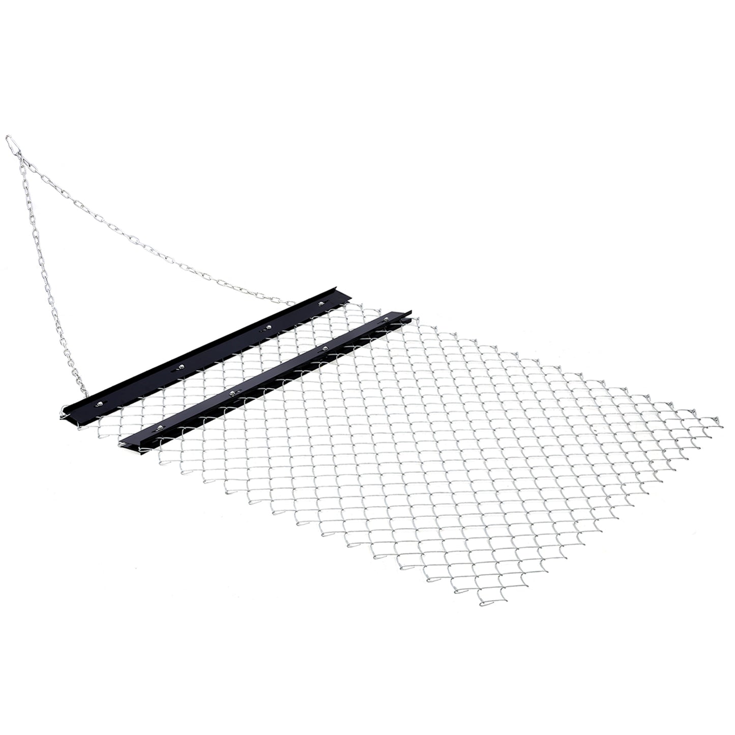 ATV Drag Harrow 4'x5', Chain Harrow for Landscape Leveling or Sod Prepping, Durable UTV Tractor Attachment Seed Harrow for Gravel Driveway, Field, Yard, Farm, Garden Black - SolidRoot Buy Furniture USA