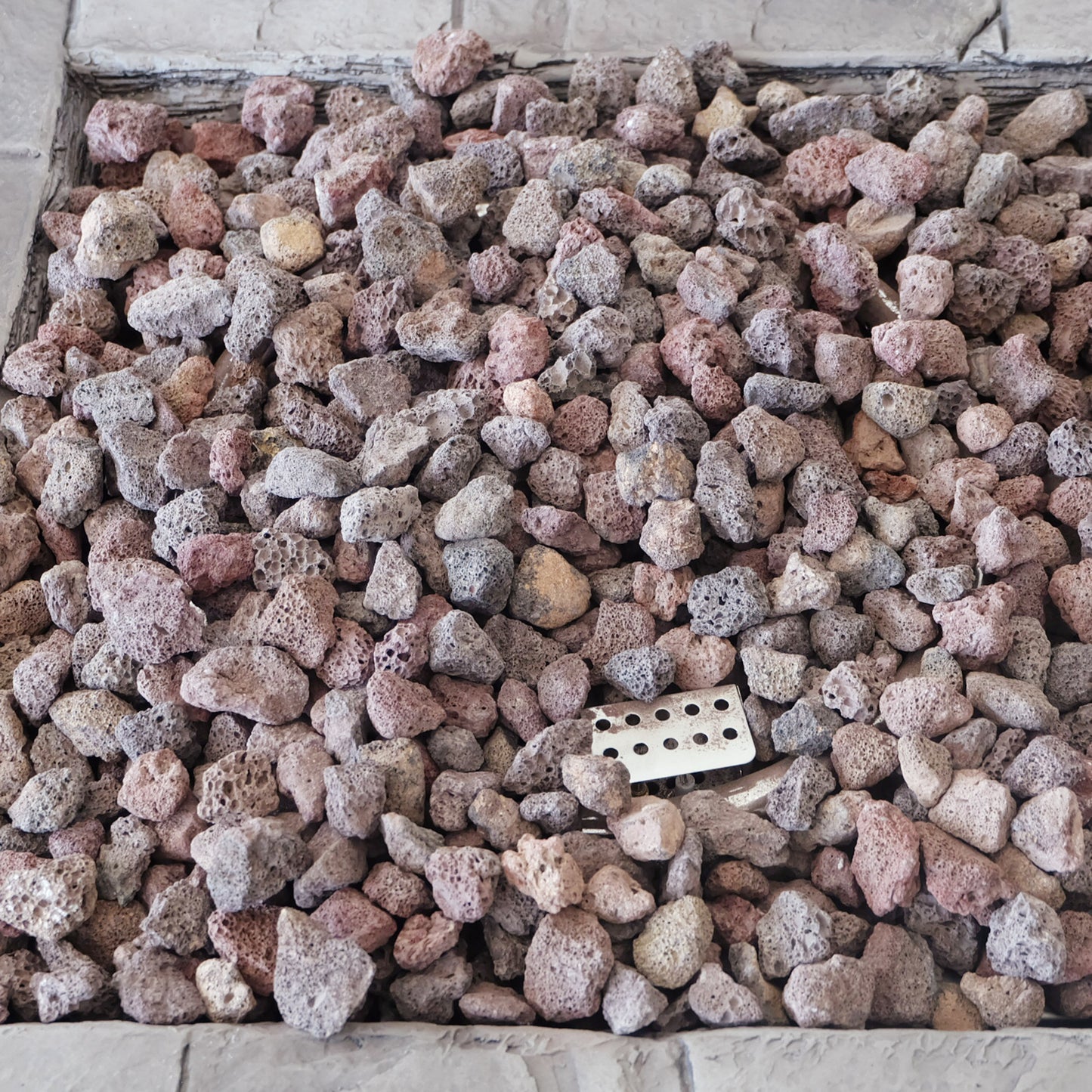 30" Outdoor Square MgO Propane Fire Pit - 40,000 BTU, Grey - SolidRoot Buy Furniture USA