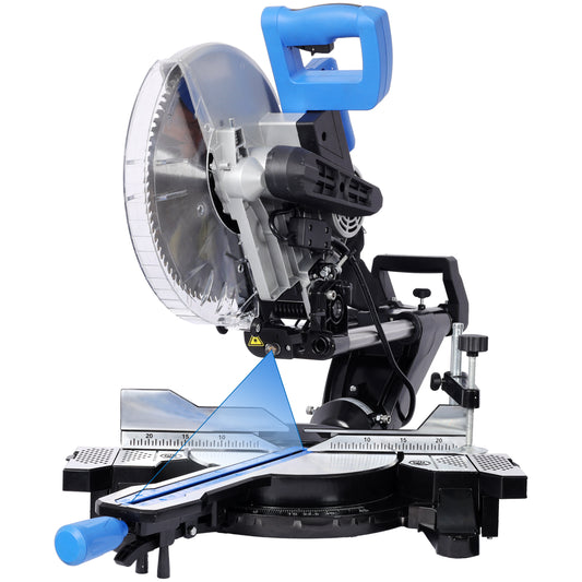 12inch Dual Bevel Sliding Miter Saw with Laser Guide, 80T Blade,0-45° Bevel,15Amp Miter Saw with Extension Table,4.2x13in Cutting Capacity,ETL certificate SolidRoot Buy Furniture USA