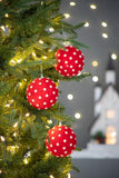 D3.9" Christmas Ball Ornaments, Decorative Hanging Ball Christmas Tree Ornaments for Holiday Party Decorations, Set of 6 - SolidRoot Buy Furniture USA