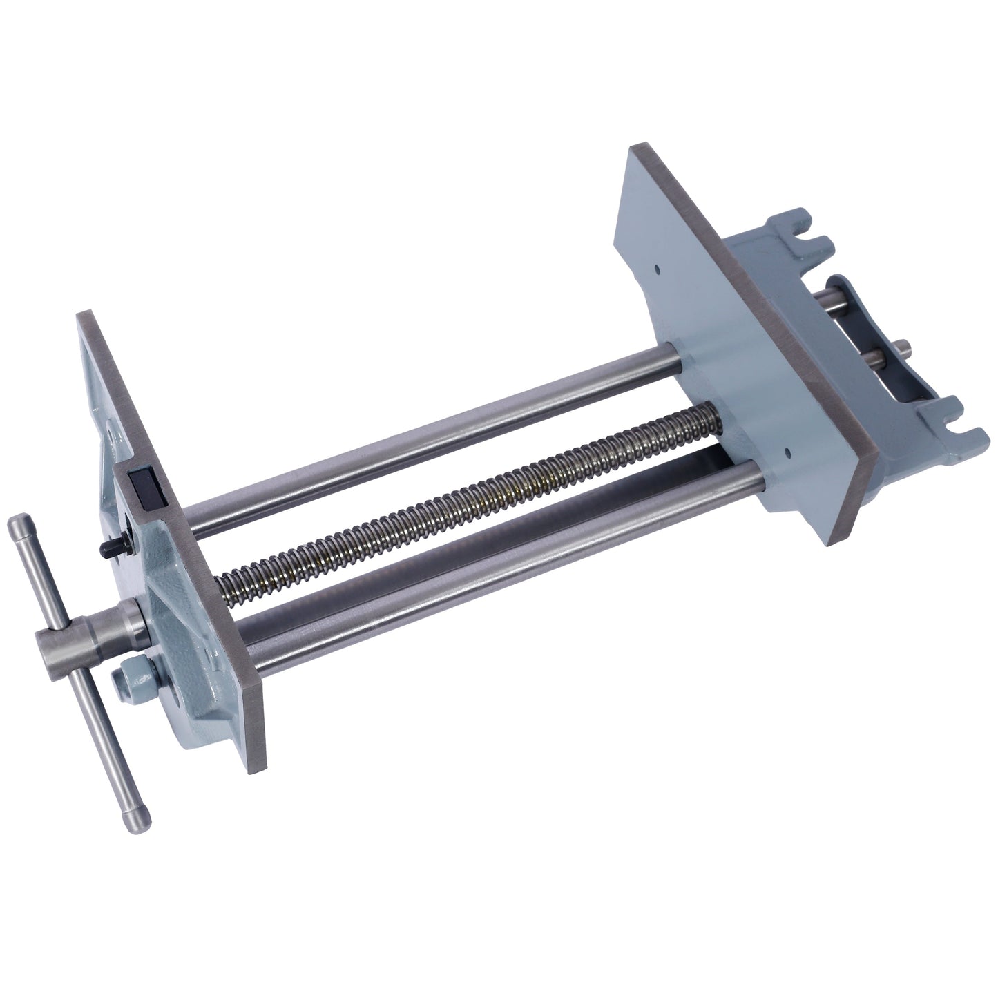 Rapid Action Woodworking Vise Quick Release Lever for Quick Adjustments 10.5 Inch Jaw Width Made with Heavy-Duty Cast Iron , GRAY COLOR SolidRoot Buy Furniture USA