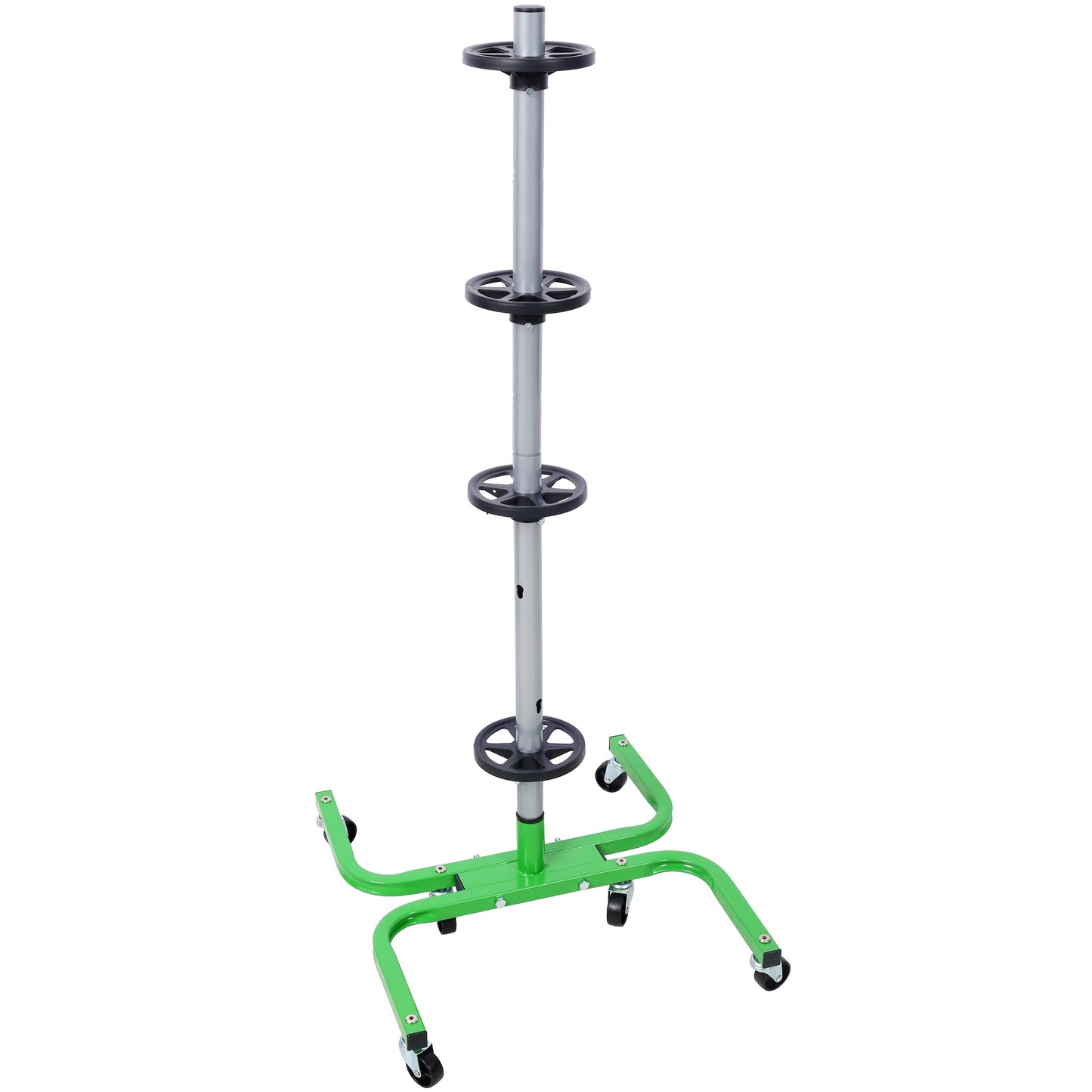 Storage Stand With Wheels 275 LBS Total Capacity Uses Six 2in Swivel Caster Wheels green color SolidRoot Buy Furniture USA