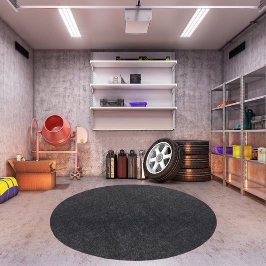 8' x 8' Multi-Purpose Garage Floor Mat, Absorbent Oil Pad, Premium Maintenance Mat,Protective Flooring for Under Cars SolidRoot Buy Furniture USA