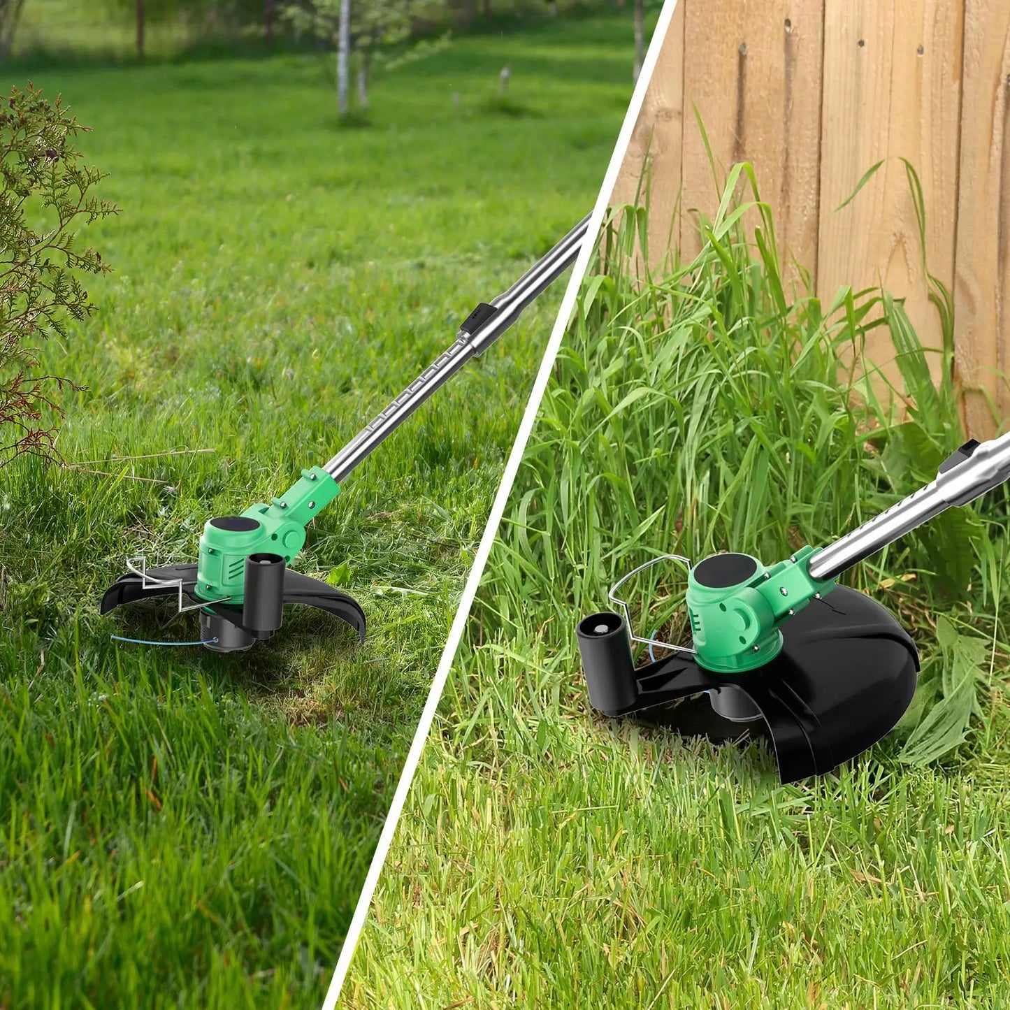 Electric Grass Trimmer 20V Cordless with Folding Handle DIY Grade Local US Warehouse SolidRoot Buy Furniture USA