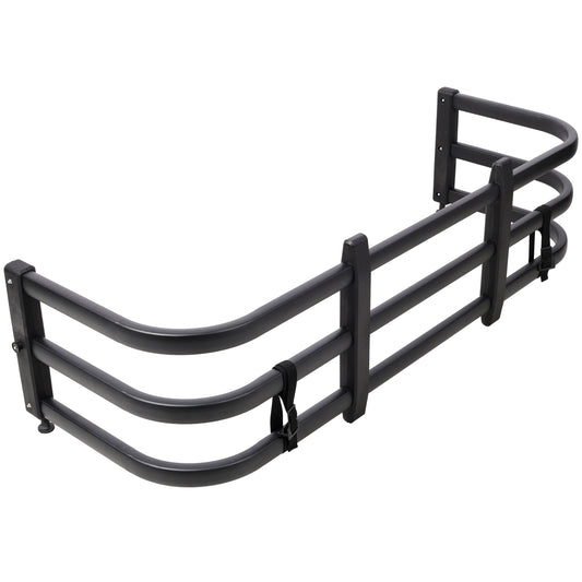 Truck Bed Extender, Aluminum Retractable Tailgate Extender,53.33'-67.75' Adjustable Length,Black SolidRoot Buy Furniture USA