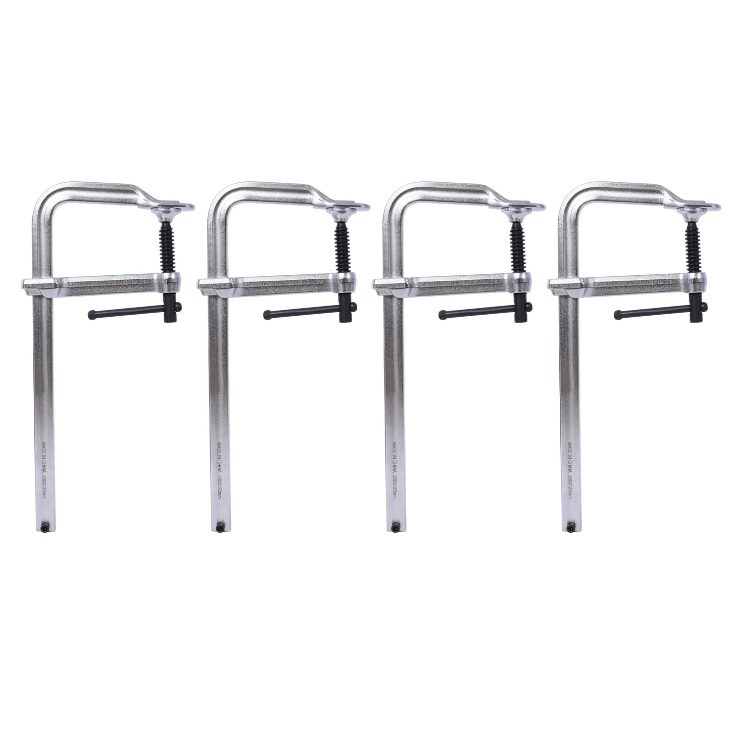 Bar Clamps Set, Drop Forged Steel Bar Clamps, Steel F Clamps for Welding, Woodworking, Metal working, DIY and Crafts,12 inch x 4-3/4 inch Throat,Pack of 4 SolidRoot Buy Furniture USA