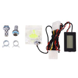 PC Computer 3-Way Flow Meter Digital Temperature Gauge for Water Cooling System Package Livingsource