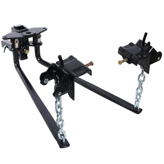 1,2000lb Weight Distribution Hitch with Height Adjustable Forged Shank SolidRoot Buy Furniture USA
