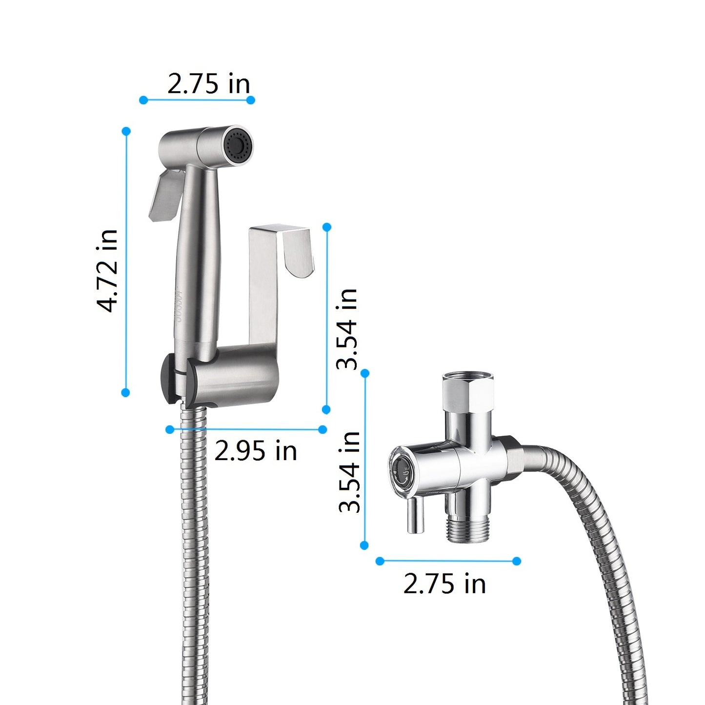 Bidet Sprayer for Toilet, Handheld Cloth Diaper Sprayer - SolidRoot Buy Furniture USA