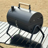 Portable Charcoal Grill with , Small Tabletop Barbecue Grill for Outdoor Camping Backyard Party BBQ Cooking, Extra Thick Steel & Heavy Duty, Innovative Design & Easy Assembly SolidRoot Buy Furniture USA