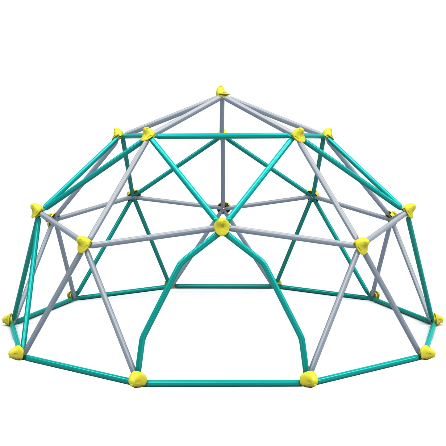 13ft Geometric Dome Climber Play Center, Kids Climbing Dome Tower , Rust & UV Resistant Steel Supporting 1000 LBS SolidRoot Buy Furniture USA