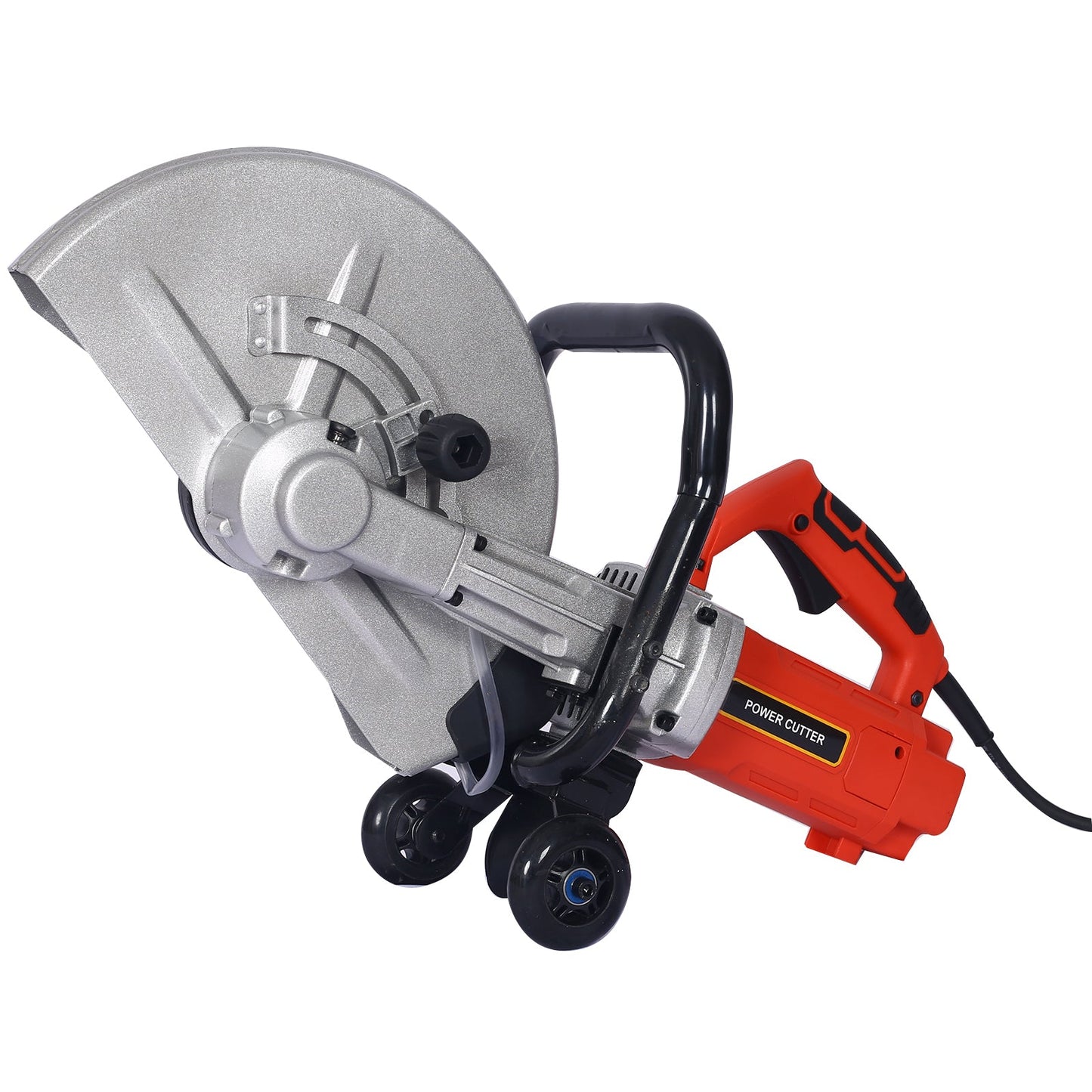 14' Electric Wet/Dry Cut-Off Concrete Saw, 3000W, with Guide Roller & Water Line (No Blade) SolidRoot Buy Furniture USA