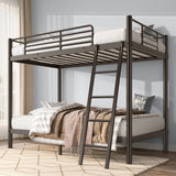 Metal Bunk Bed, Twin Over Twin Size Livingsource