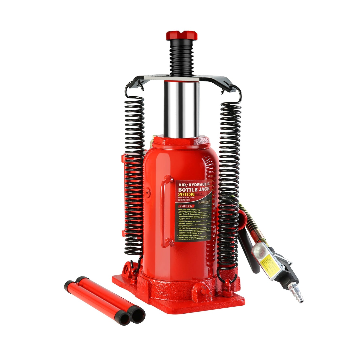 20 Ton Air Hydraulic Bottle Jack, with Manual Hand Pump Used for The Maintenance of Automobiles, Agricultural Vehicles, Heavy Trucks, Mobile Machinery, and Heavy Equipment SolidRoot Buy Furniture USA