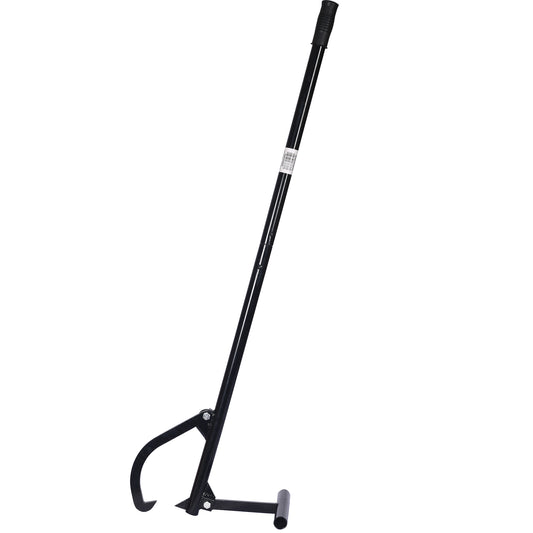 Metal TimberJack Triple Thick Log Lifter Heavy-Duty Log Jack 48' SolidRoot Buy Furniture USA