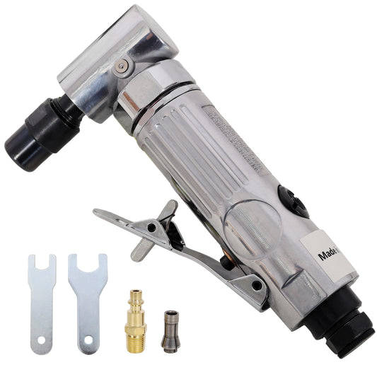 1/4' Air Angle Die Grinder,Ball Bearing Construction,Mini Pneumatic Angle Die Grinder, Compact Air-Powered Grinder for Grinding, Polishing, Porting, and Deburring SolidRoot Buy Furniture USA