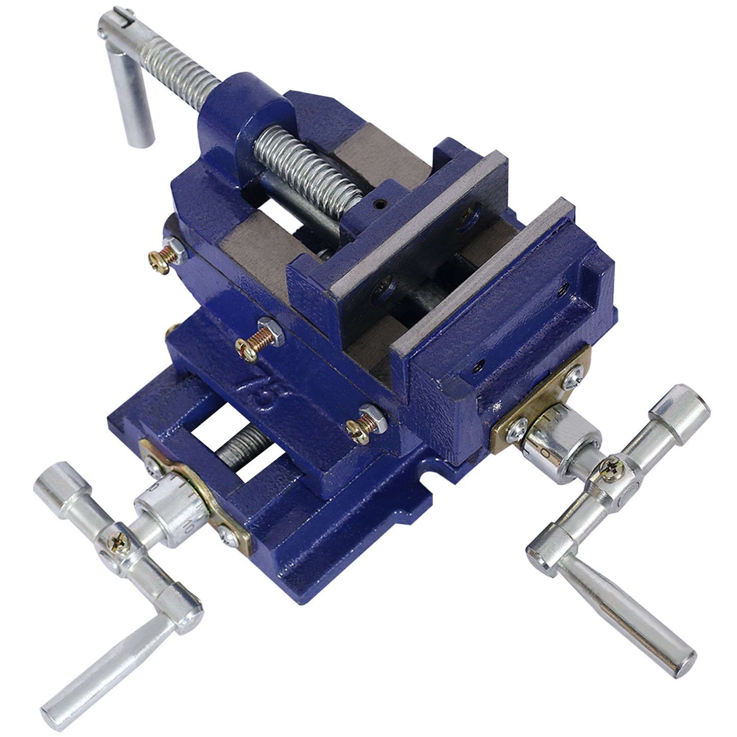 3' Cross Slide Vise, Drill Press 2-Way X-Y, Benchtop Milling & Woodworking Clamp