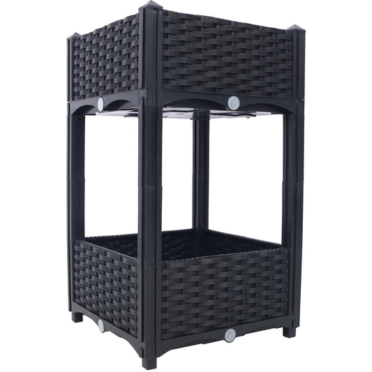 Planter Raised Beds - Elevated Planter Garden Box with Drainage Plug Raised Garden Beds for Vegetable/Flower/Herb Outdoor Standing Planter Beds Gardening Kit,Black,15.7'x15.7'x27.7'
Downloads: 0
P SolidRoot Buy Furniture USA