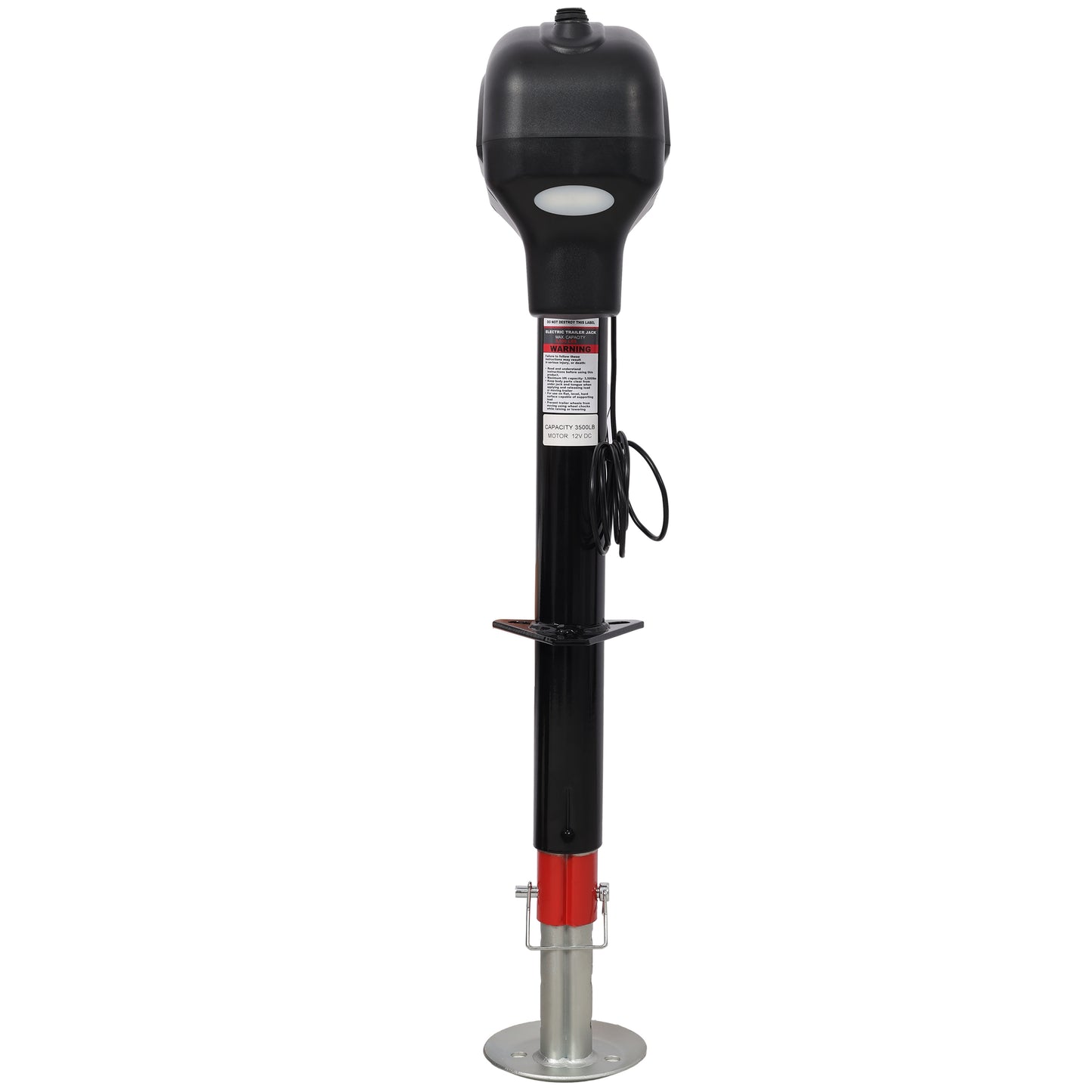 3500lbs Electric Power Tongue Jack for RV Trailer & Camper w/waterproof cover 12V DC SolidRoot Buy Furniture USA