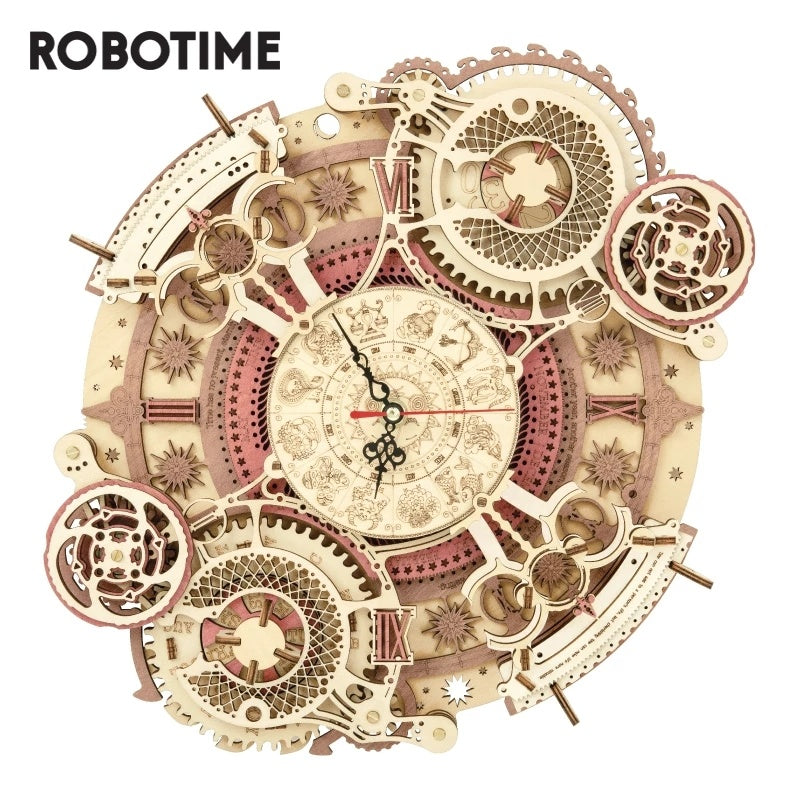 LSI Zodiac Wooden Puzzle Clock