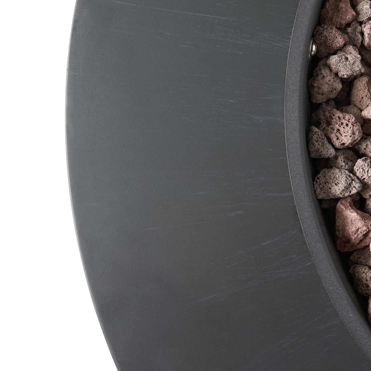 32" Patio 40,000 BTU Round Iron Propane Fire Pit, Dark Grey (Tank Cover not Included) - SolidRoot Buy Furniture USA