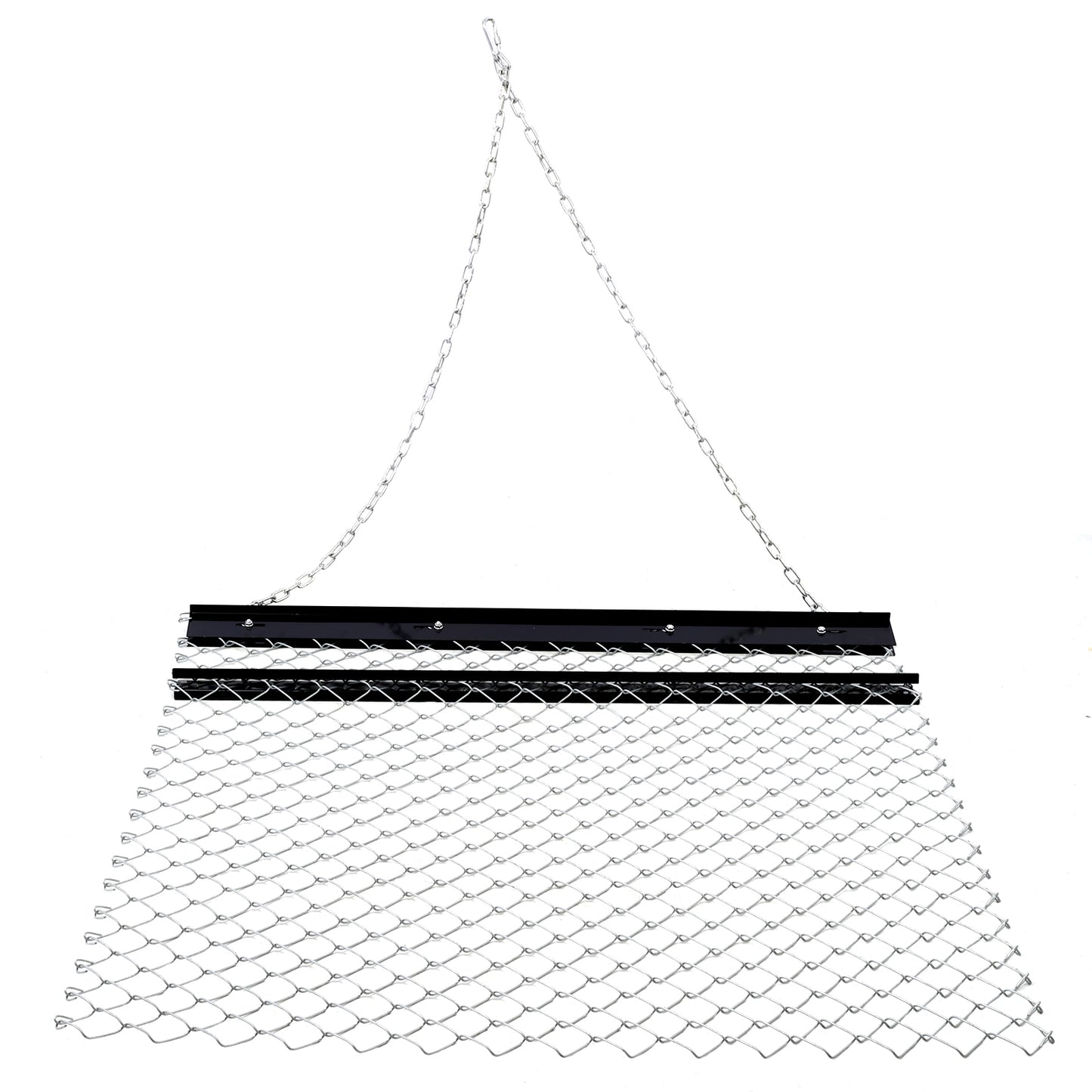 ATV Drag Harrow 4'x5', Chain Harrow for Landscape Leveling or Sod Prepping, Durable UTV Tractor Attachment Seed Harrow for Gravel Driveway, Field, Yard, Farm, Garden Black - SolidRoot Buy Furniture USA