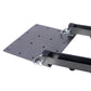 Pickup Truck Tailgate Ladder - Universal Fit, Stainless Steel Self Drilling Hex Screws for Easy Install, Durable Aluminum Step Grip Plates, and Sturdy Rubber Ladder Feet Livingsource