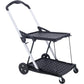 Collapsible Utility Cart Multi Use Functional Collapsible Shopping Carts 2-Tier Collapsible Shopping Cart with Baskets Carrito para Supermercado con Ruedas Livingsource